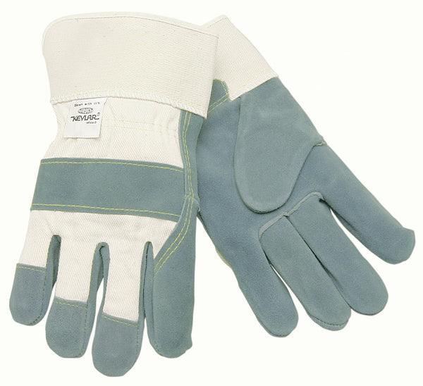 MCR Safety Sel shldr Leather Palm W/Kevlar
