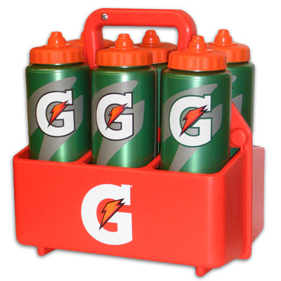 Gatorade Sports Carrier with 6 Bottles