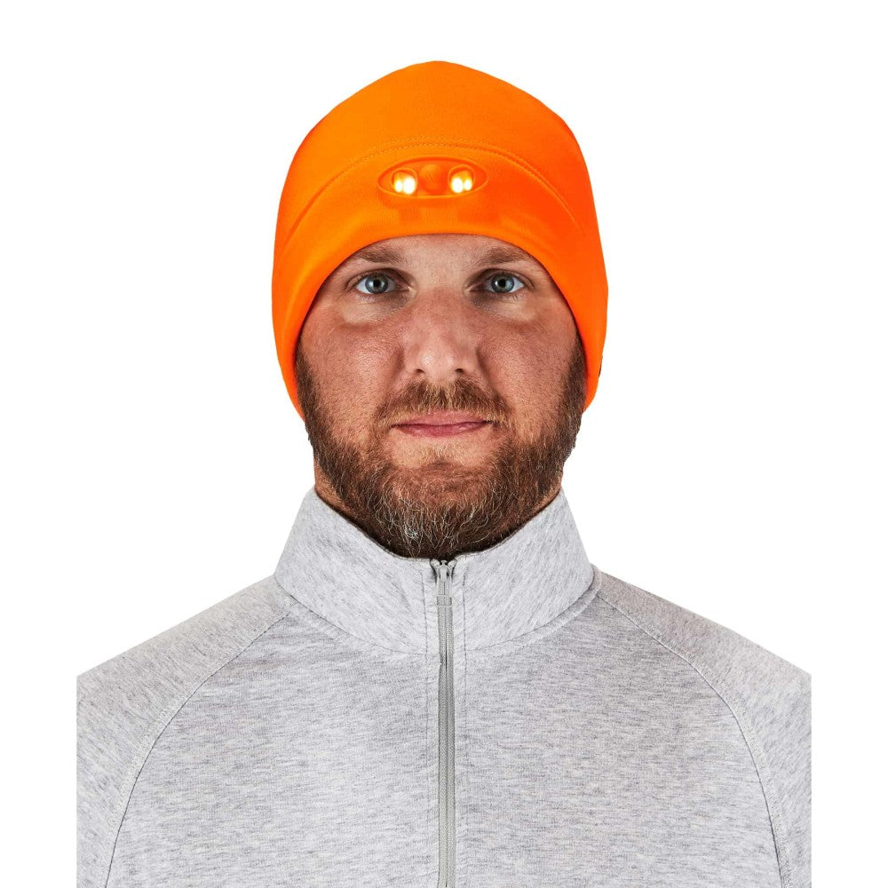 N-Ferno 6804 Skull Cap Beanie Hat - LED Lights