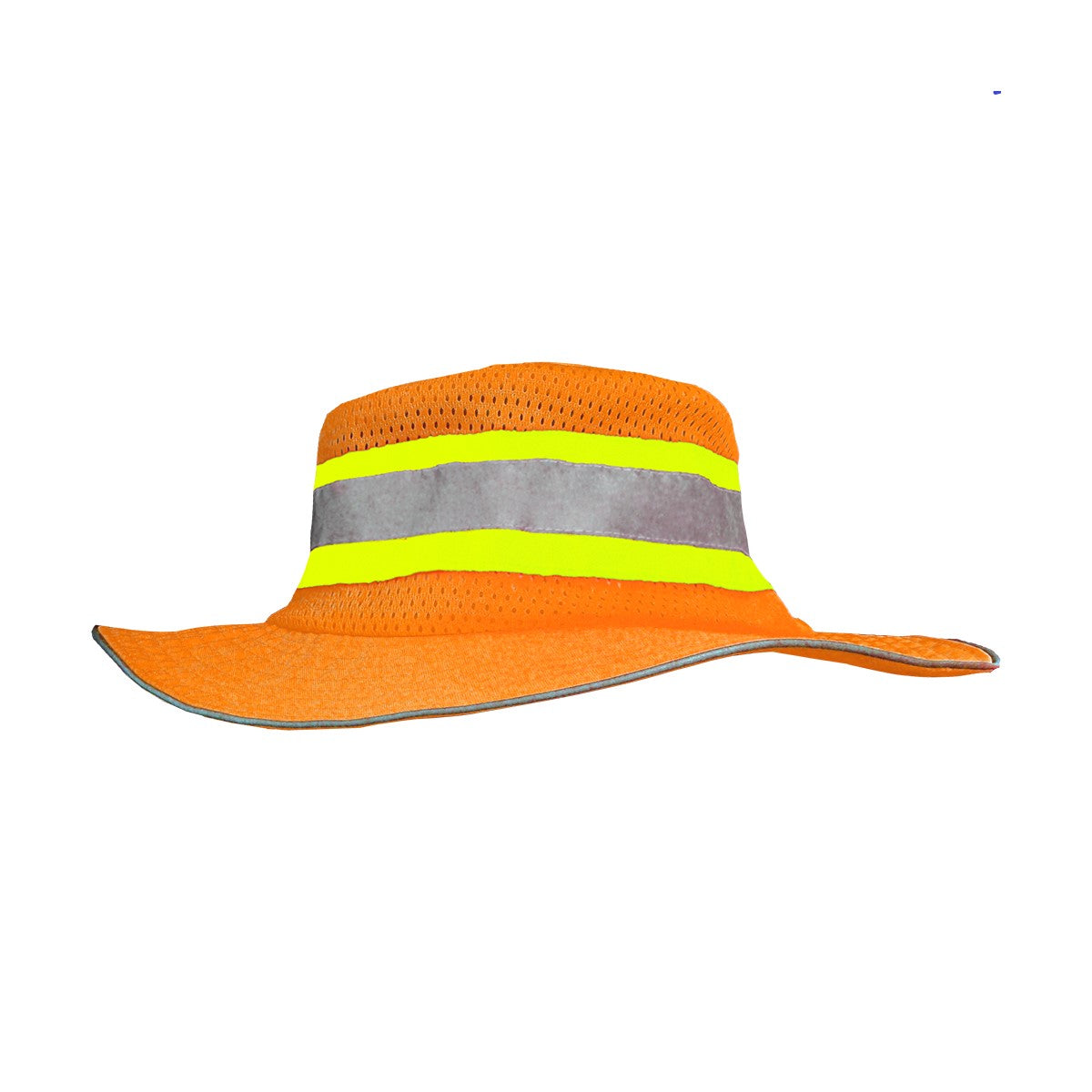 Safety Hat Hi Vis Orange Ranger Style Hat ANSI HW Contrasting Trim