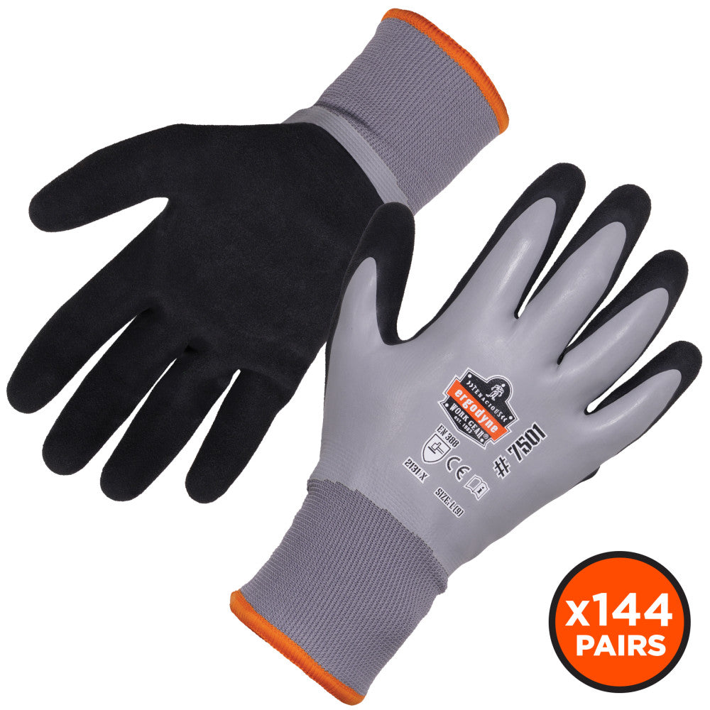 ProFlex 7501-CASE Coated Waterproof Winter Work Gloves (144-Pair)