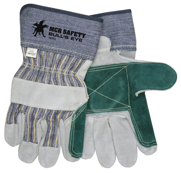 MCR Safety Bullseye Dbl Palm Kevlar Sewn 2.75" Cuff