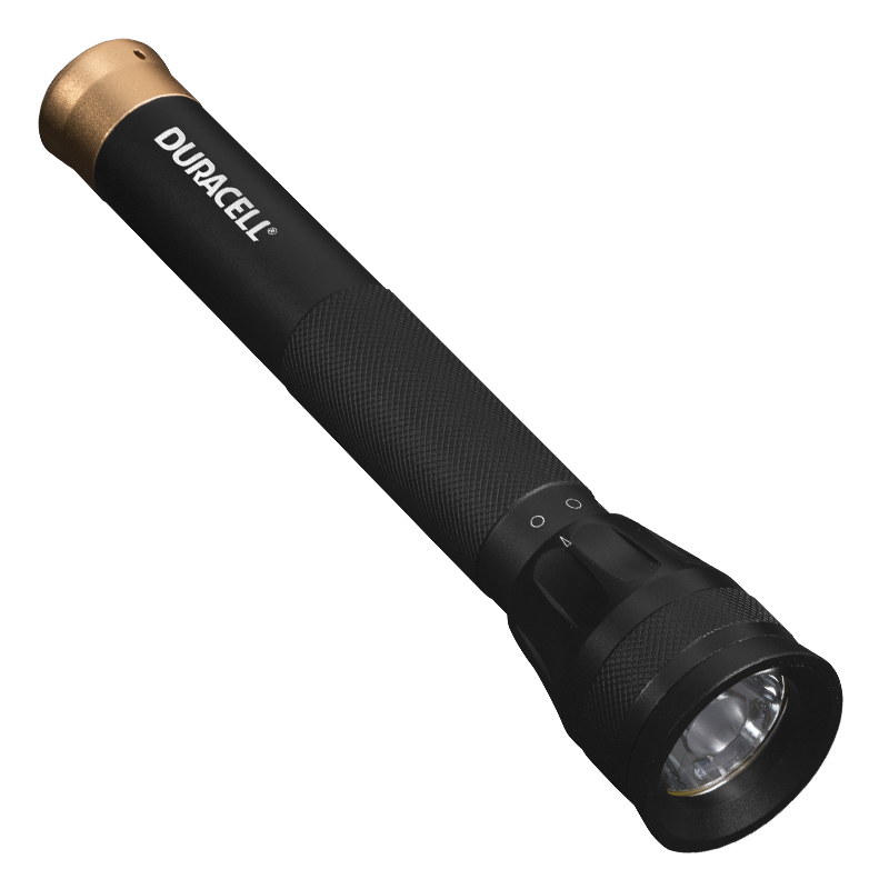 DURACELL 125 Lumen Tough Focus Series LED Flashlight - IPX4 Water Resistant