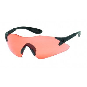 Red Lens - Soft Non-Slip Rubber Nose Piece - Fully Adjustable Temples Safety Glasses