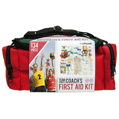 Lifeline Team Sports Coach First Aid Kit - 134 Piece