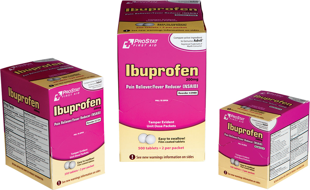 Prostat Ibuprofen 200mg OTC tablets
