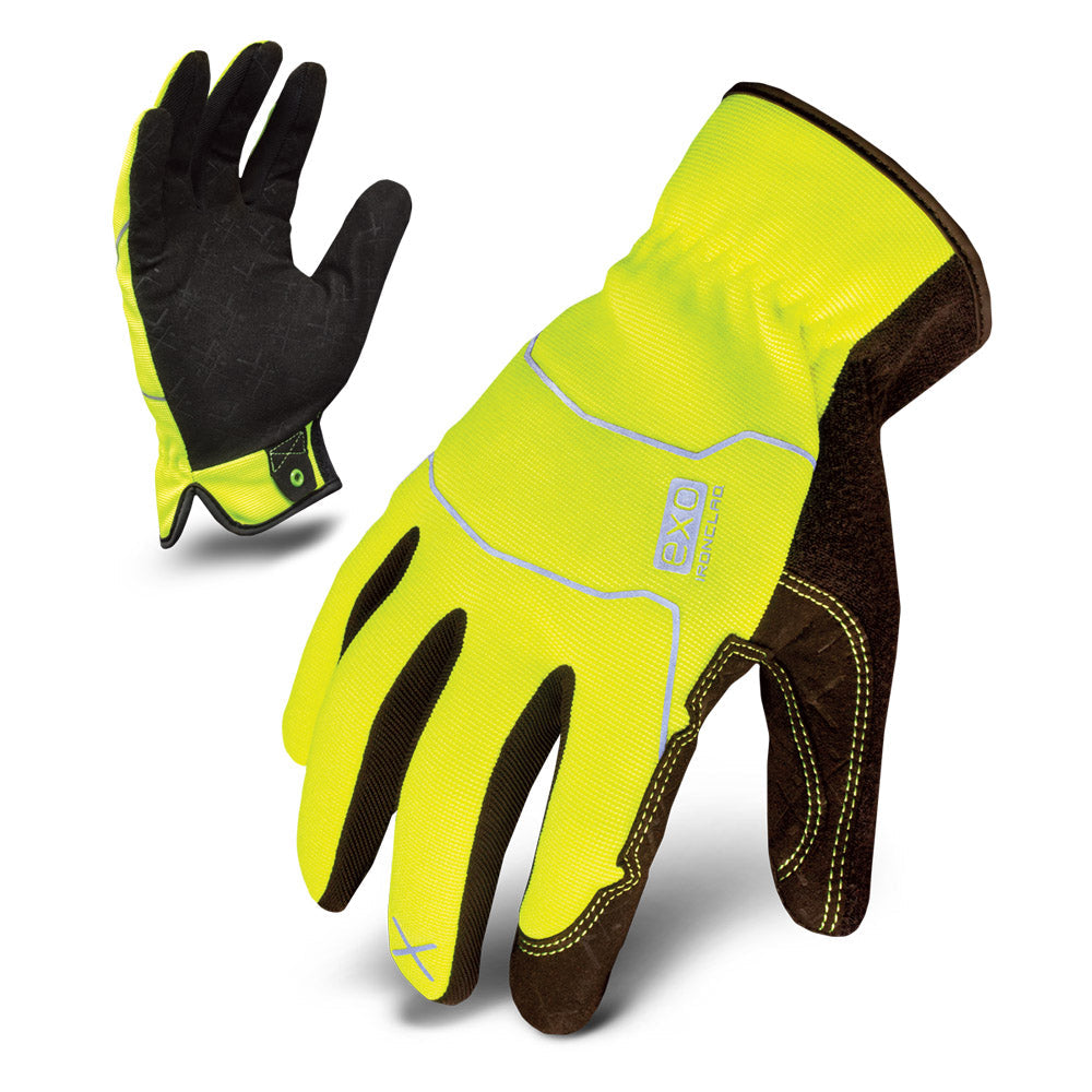 Ironclad EXO2-HSY Hi-Viz Utility Gloves - Safety Yellow