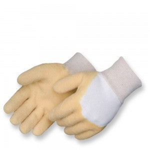 Natural rubber coated - knit wrist Gloves - Dozen