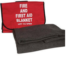 Fire and First Aid Blanket with Case