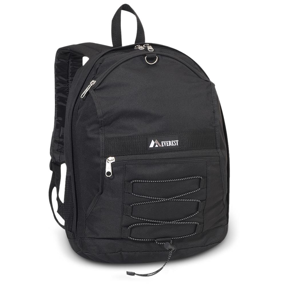 Everest-Two-Tone Backpack w/ Mesh Pockets