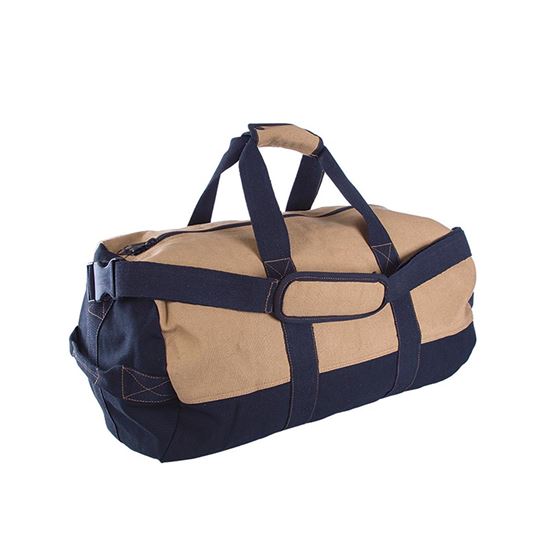 Duffel Bag with Zipper - 2 Tone - 14ƒ?? x 24ƒ??