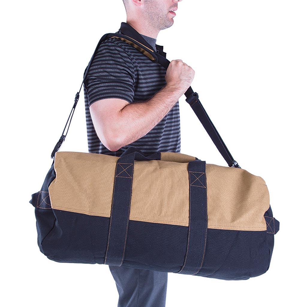Duffle Bag with Zipper - 2 Tone - 18ƒ?? x 36ƒ??