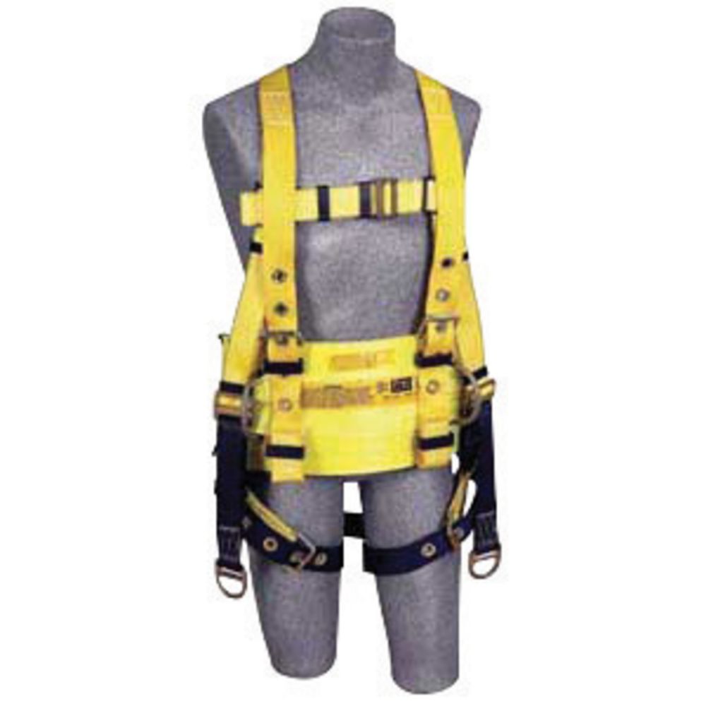 3M DBI-SALA Medium Delta II Derrick Style Harness With Back And Lifting D-Rings, Tongue Buckle Legs And Straps For Connection To 1000554 Derrick Belt