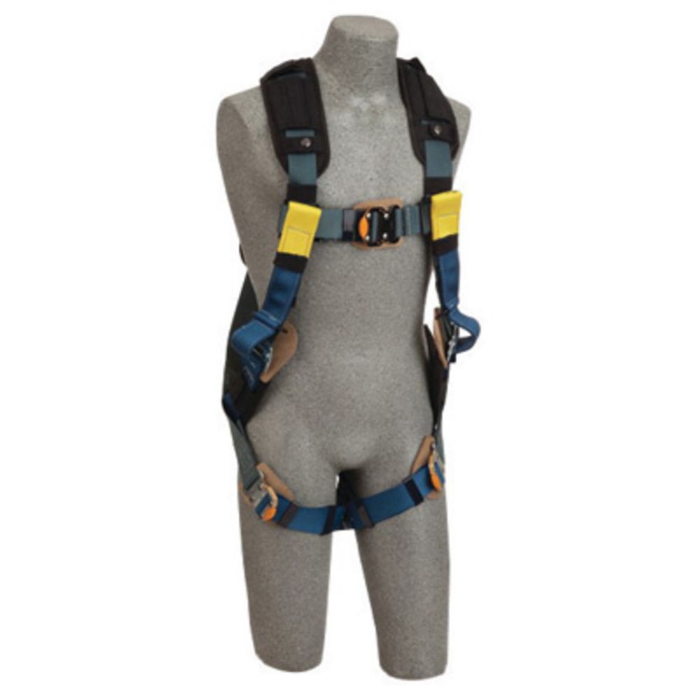 3M DBI-SALA Medium ExoFit XP Arc Flash Full Body/Vest Style Harness With Back D-Ring, Web Rescue Loops, Quick Connect Chest And Leg Strap Buckle, Leather Insulators And Nomex/Kevlar Comfort Padding