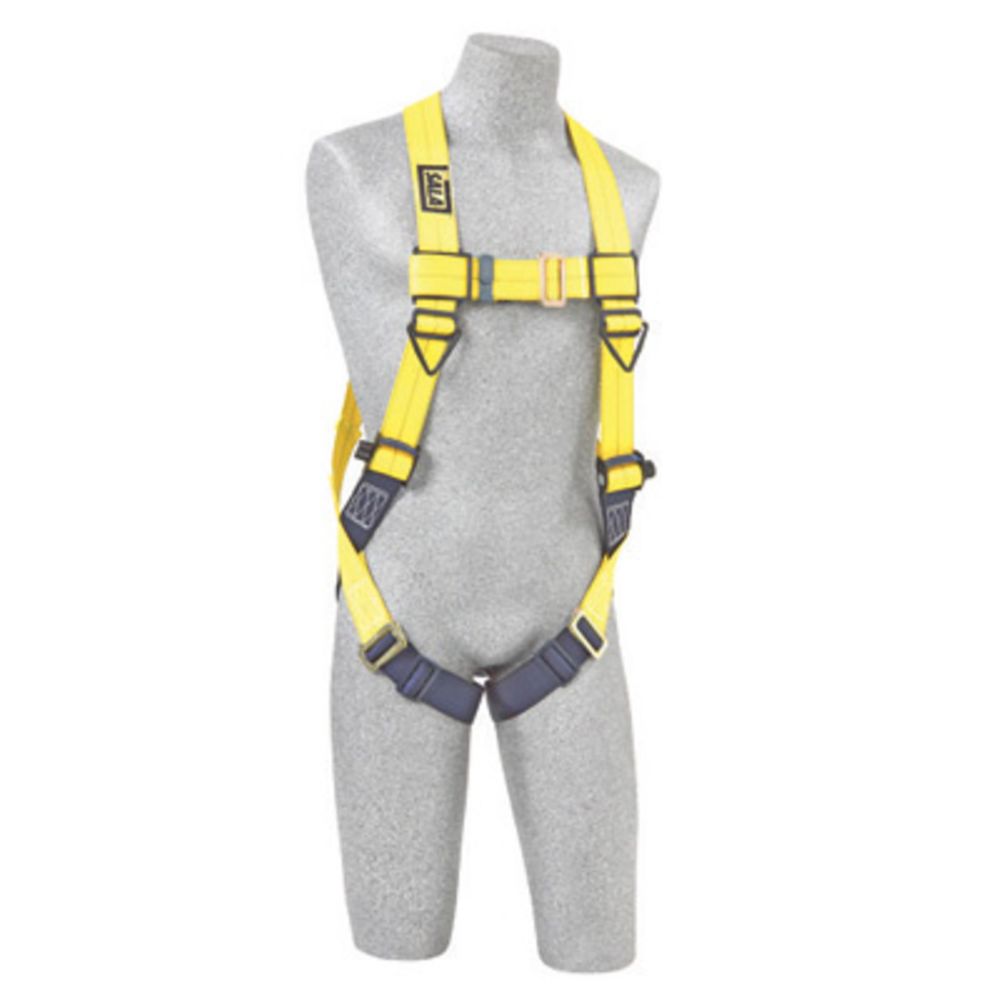 3M DBI-SALA Small Delta Construction/Vest Style Harness With Back D-Ring And Pass Thru Buckle Leg Strap