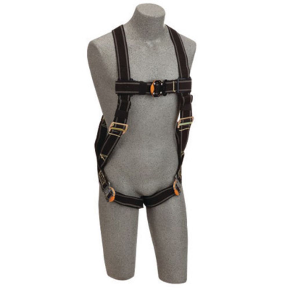3M DBI-SALA X-Large Delta No-Tangle Full Body/Vest Style Harness With Back D-Ring, Quick Connect Leg Strap Buckle And Loops For Body Belt