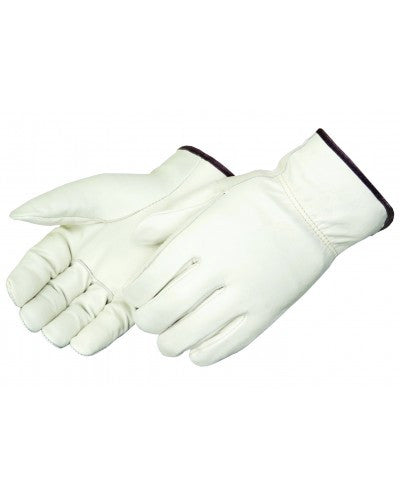 Grain cowhide driver - straight thumb Gloves - Dozen
