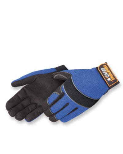 Lightning Gear BlueKnight mechanic Gloves - Pair