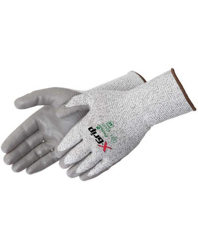 X-Grip Gray Polyurethane Palm Coated - Long Cuff Gloves