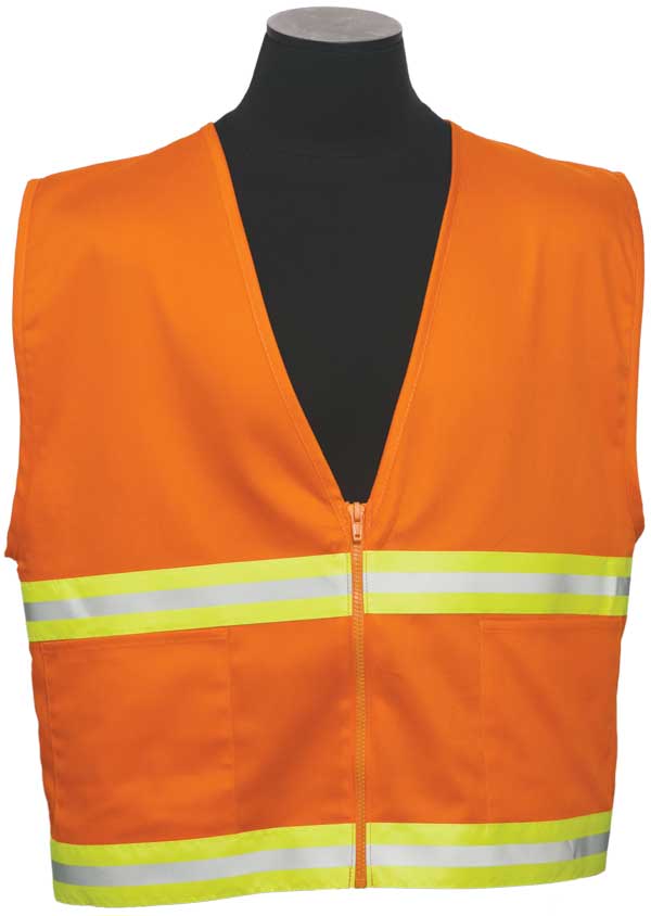 ML Kishigo 100% Cotton 2-Pocket Safety Vest