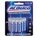 AC Delco - AAA Maximum Power Alkaline - 12 Pack