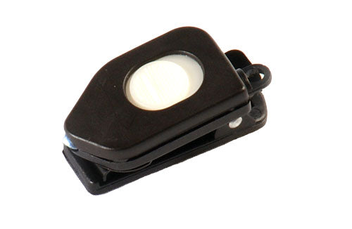 [Discontinued] White LED Flashlight Microclip