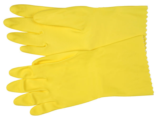 MCR Safety Flock Lined Latex,  1 Pr. Polybag