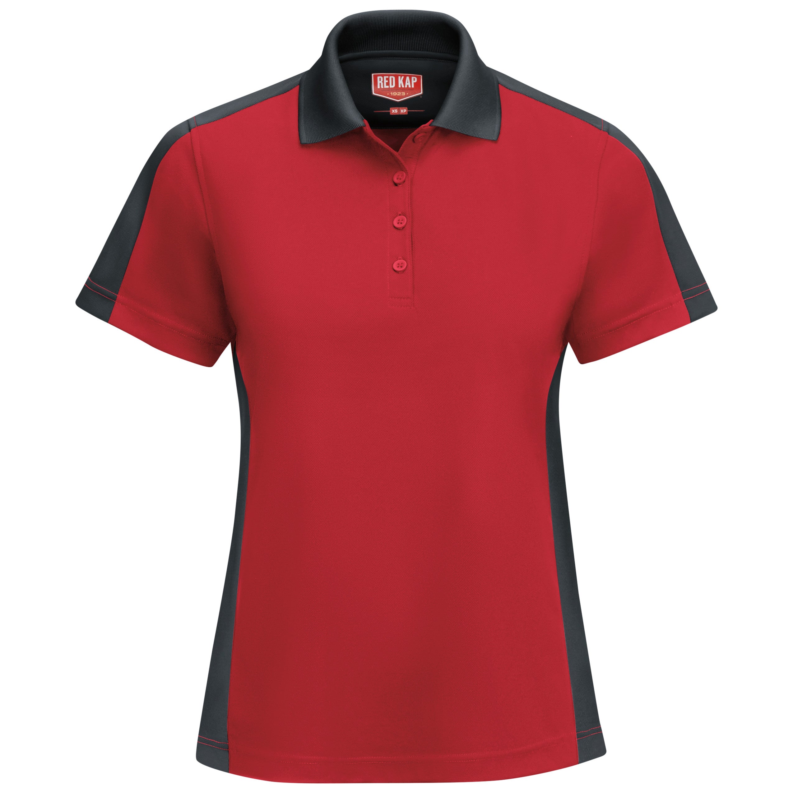 Red Kap Women's Short Sleeve Performance Knit Two-Tone Polo
