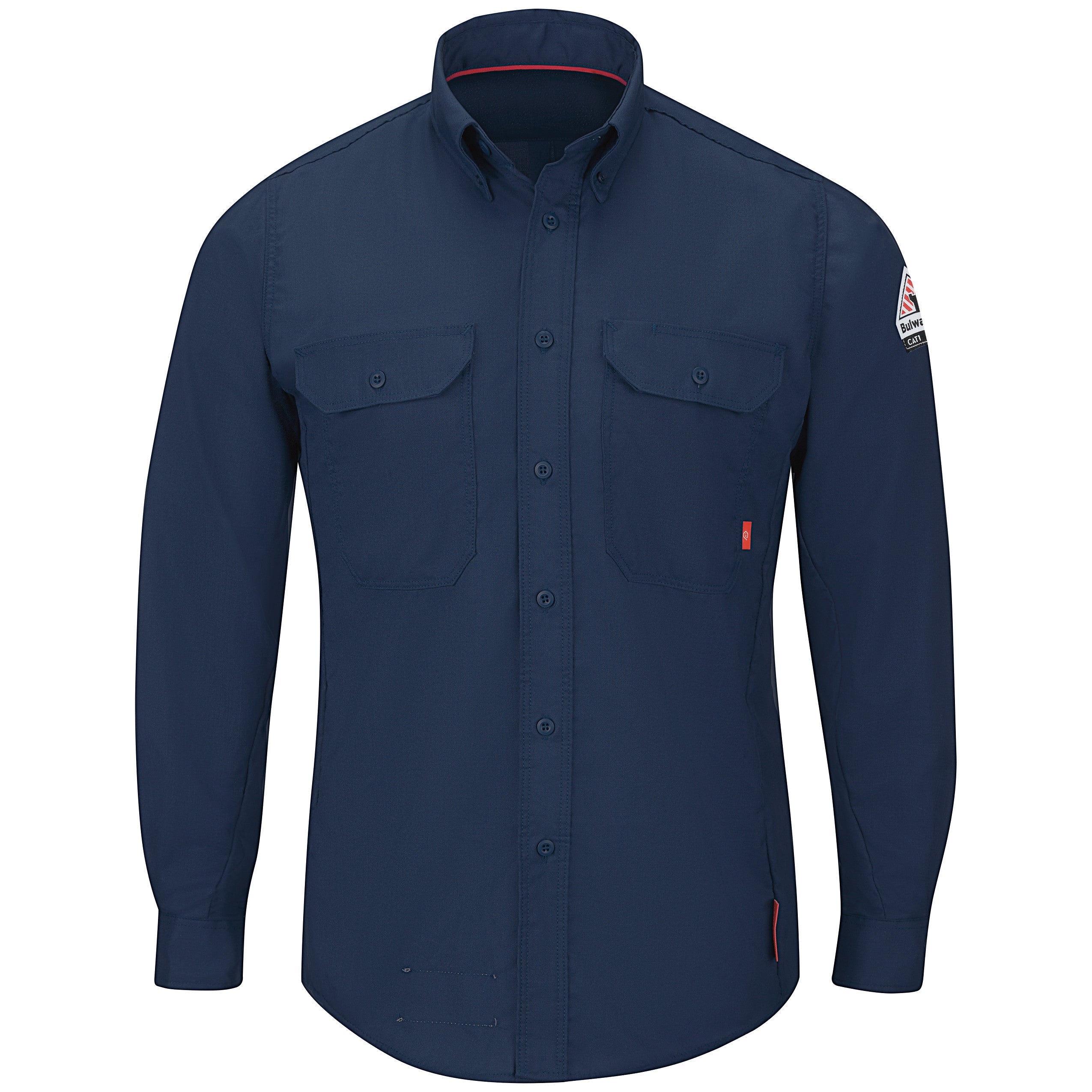 Shirt-LS Convertible Collar QS24 - Navy