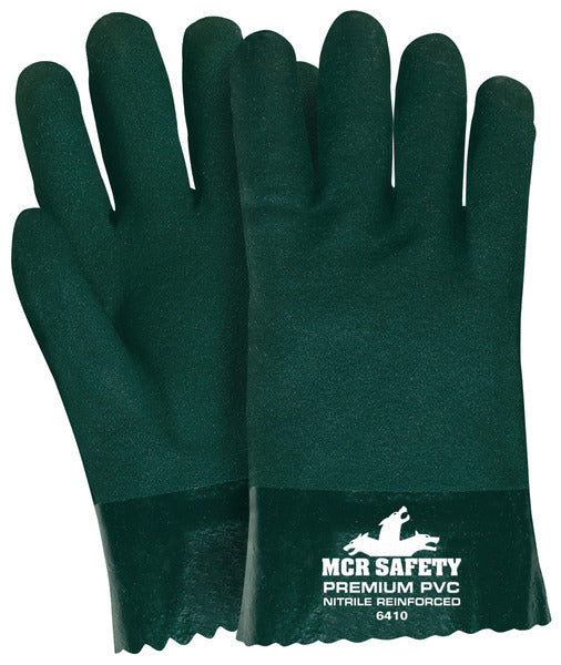 MCR Safety Green Sandy PVC 10" Jersey