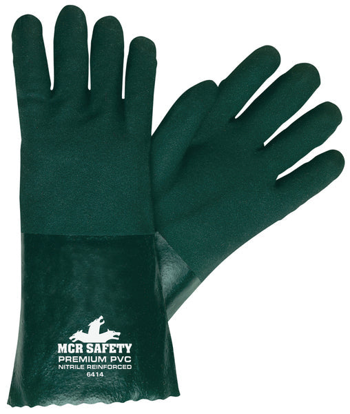 MCR Safety Green Sandy PVC 14" Jersey