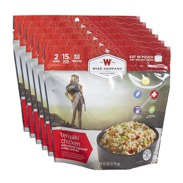 Chicken Style Rice Pack 6ct Pack - Outdoor Teriyaki Chicken & Rice (2 Serving Pouch)