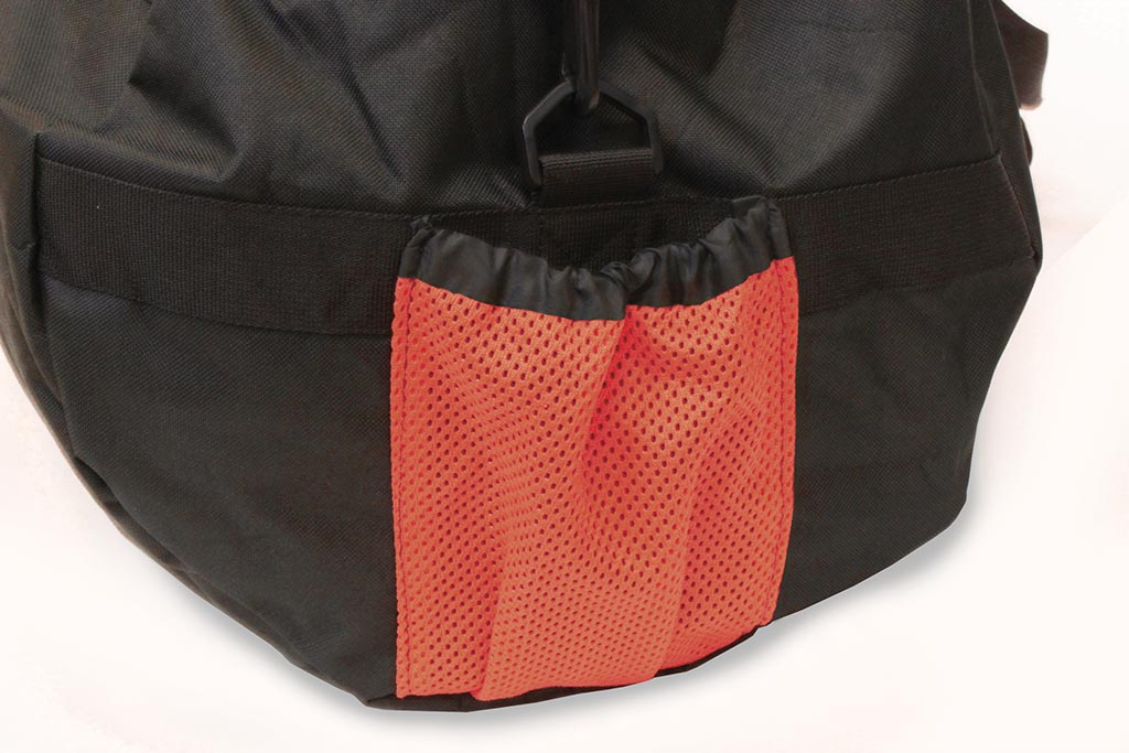 Mesh Top Roll Bag ƒ?? 14In X 30In - Red/Black