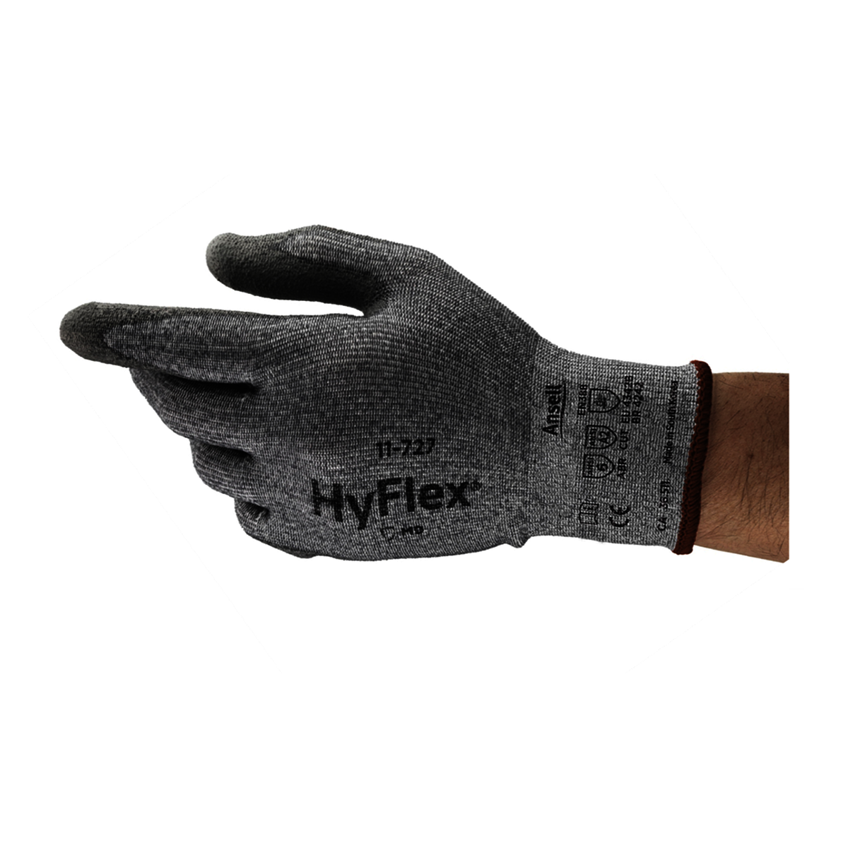 HyFlex® HPPE, Nylon And Spandex Industrial Gloves With Polyurethane Coating