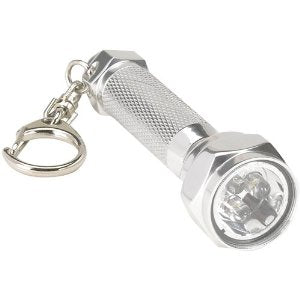 Stansport 117 Aluminum LED - 3 Bulb Flashlight Keychain
