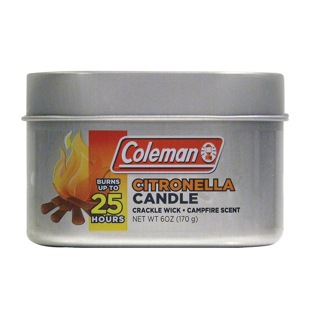 Coleman Scented Citronella Tin Candle - S'mores Scent