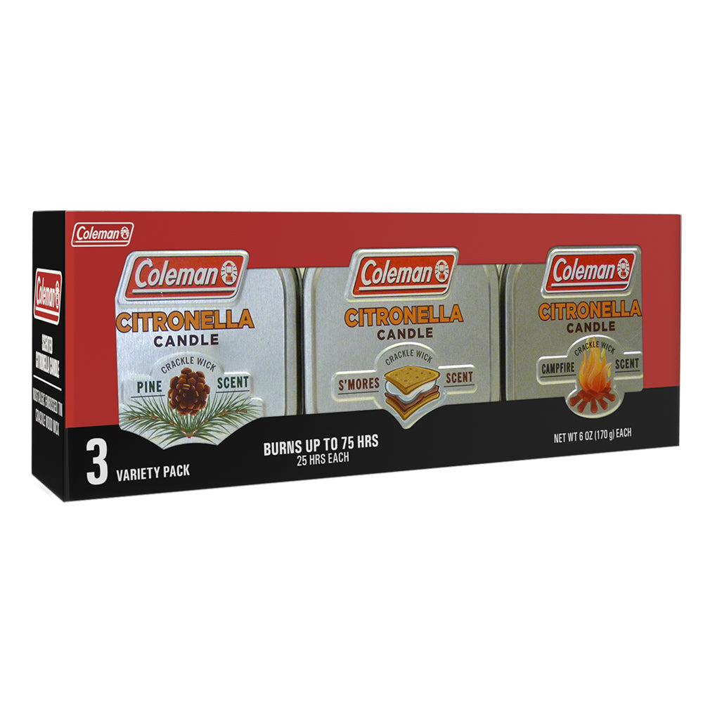 Coleman Scented Citronella Tin Candle - S'mores Scent
