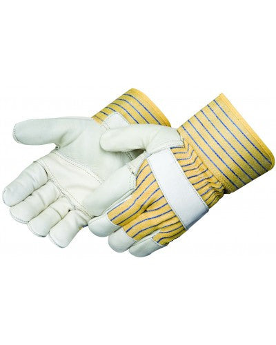 Grain cowhide - reinforced palm patch - Men's - Dozen