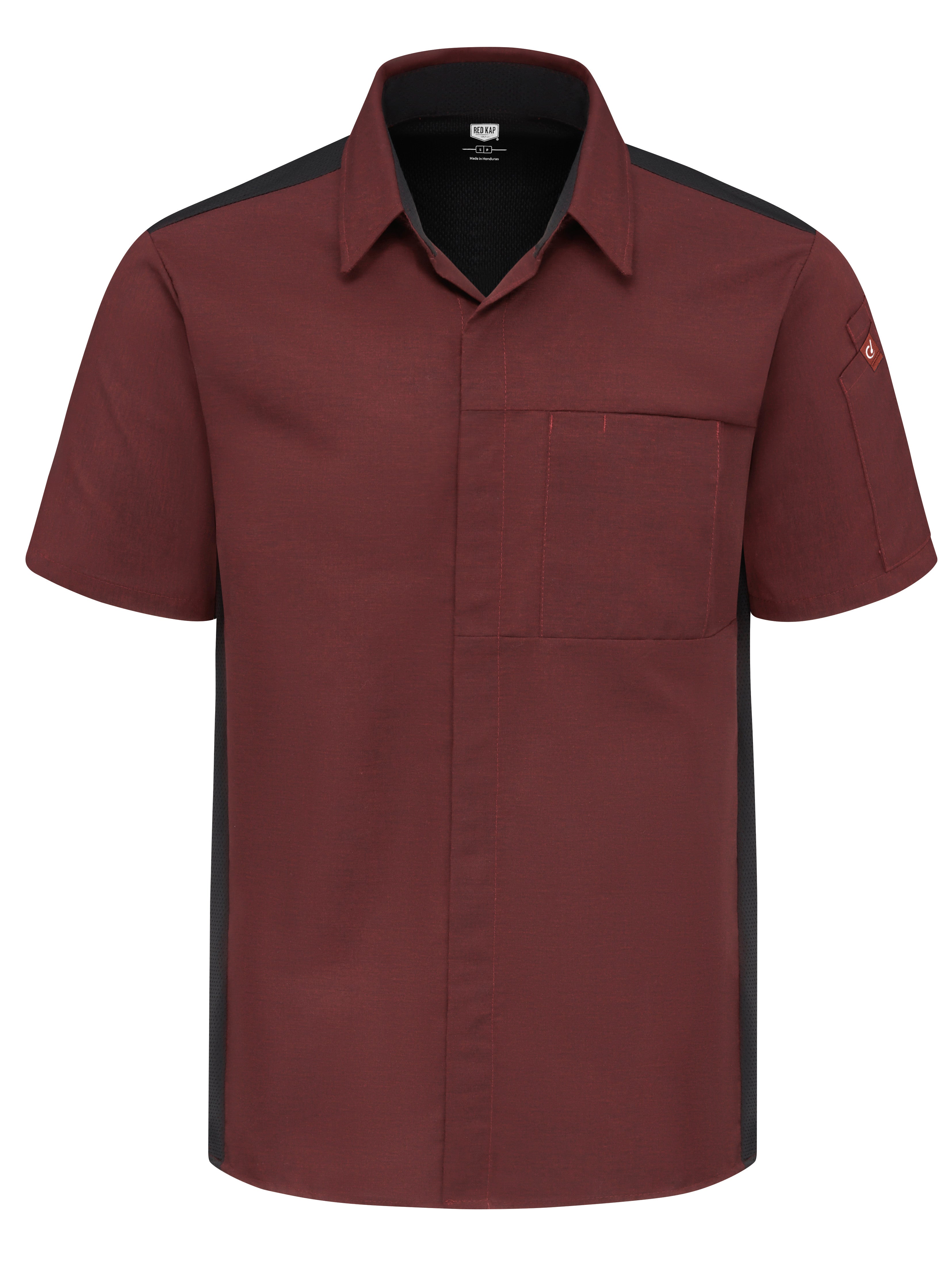 Red Kap Men's Airflow Cook Shirt with OilBlok