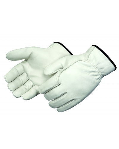 Grain cowhide driver - wing thumb Gloves - Dozen