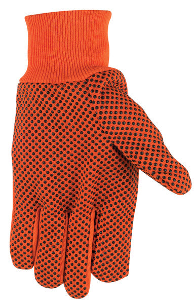 MCR Safety Large Green Canvas Dots 8 OZ 100% Cotton