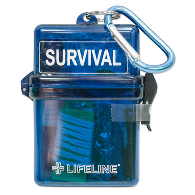 Lifeline Weather Resistant Survival Kit - 13 Piece