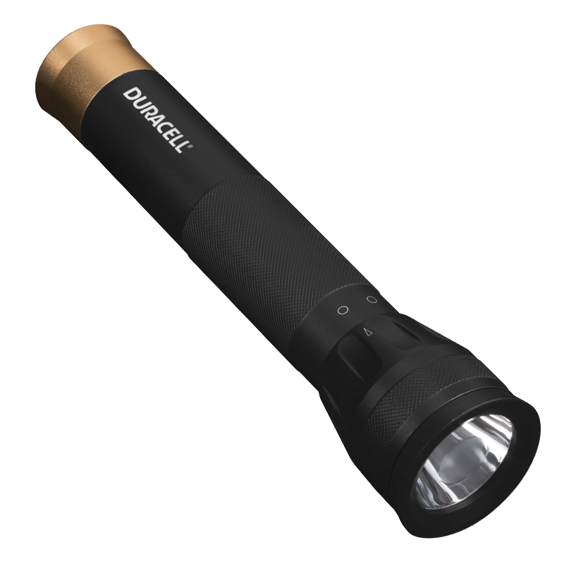 DURACELL 130 Lumen Tough Focus Series LED Flashlight - IPX4 Water Resistant