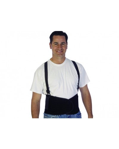 Liberty - Durawear - Detachable Suspenders Black Back Support Belt