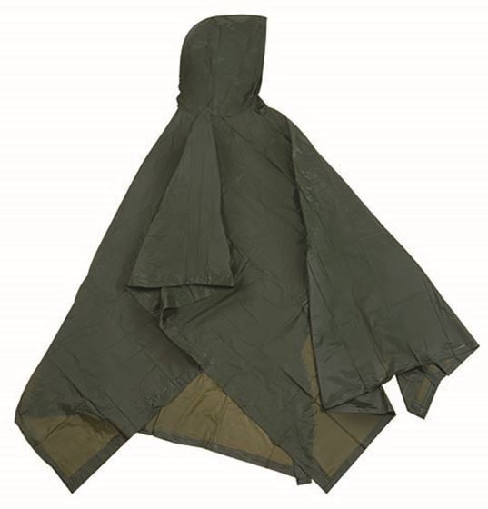 Vinyl Poncho - 52IN x 80IN - O.D.