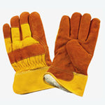 Brown & Yellow Insulated Work Gloves