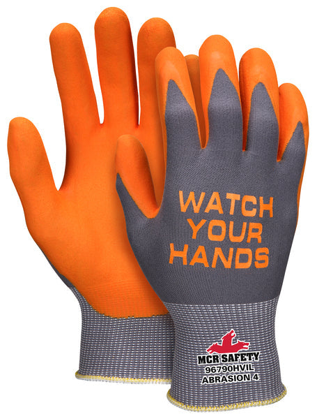 MCR Safety 15ga Gray Nylon/Orange NF WYH Logo L