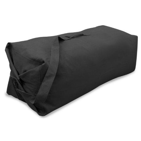 Duffel Bag with Strap - Black - 25" x 42"