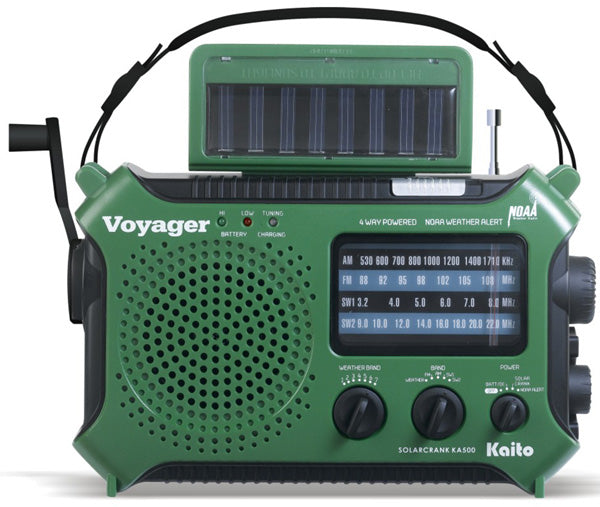 KA500 Voyager: Multifunction Dynamo & Solar Powered Radio