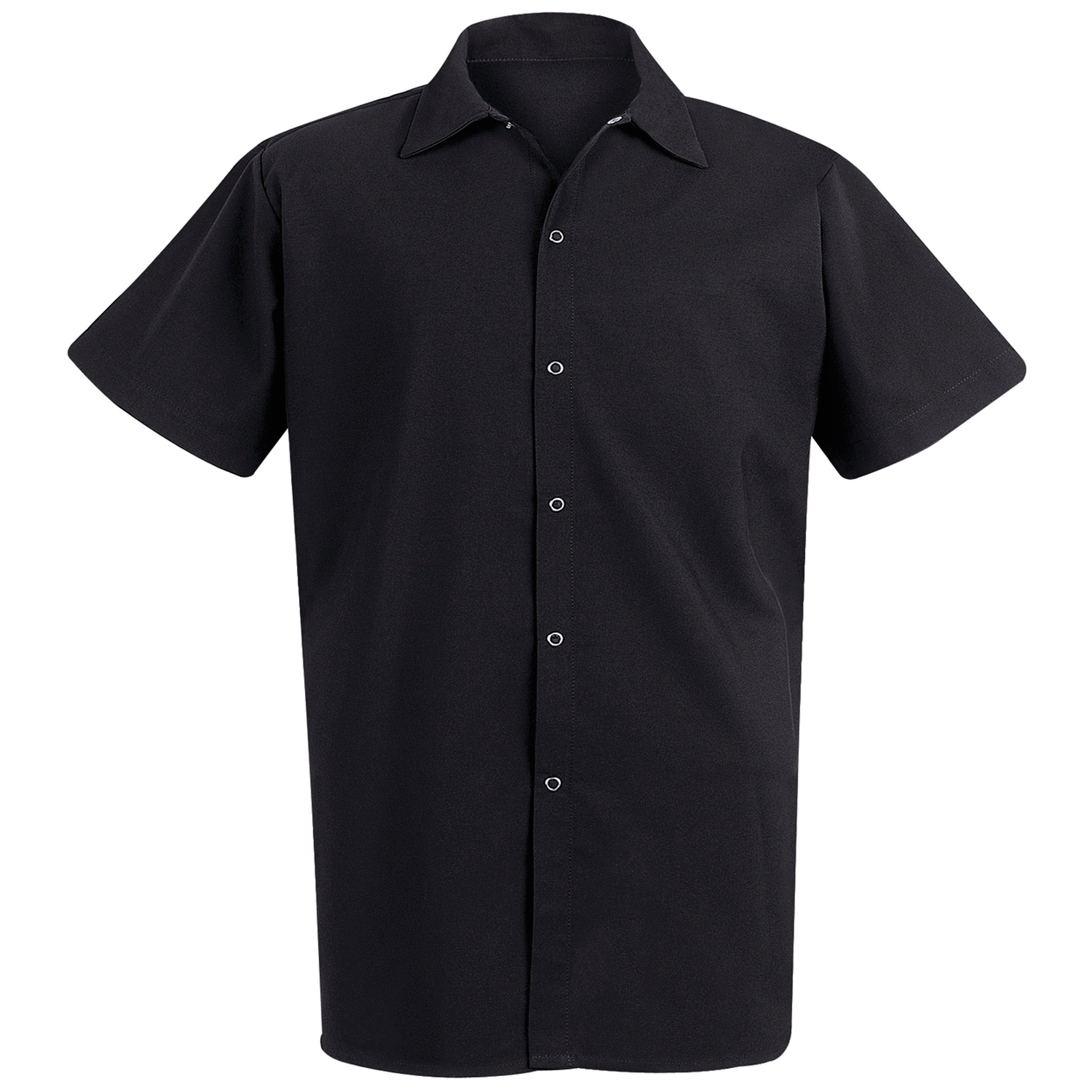Spun Poly Long Cook Shirt 5035 - Black